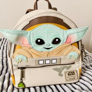 Loungefly Disney Grogu Baby Yoda Mini Backpack
